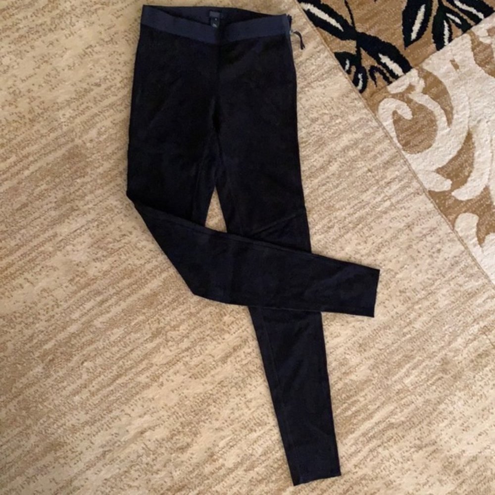 Excellent condition J. Crew Collection black leather pants
